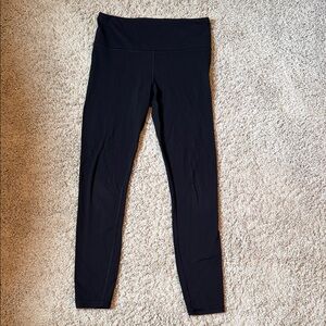 Athleta Black Laser-Cut Leggings